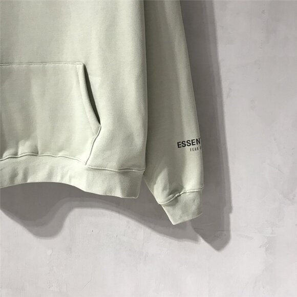 Fear of God Light Grey-Green Hooded Sweatshirt - Picture 8 of 8